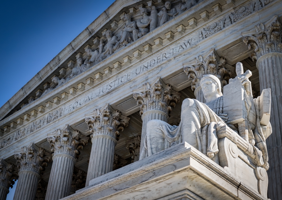 Exterior of the U.S. Supreme Court Building in Washington, D.C.