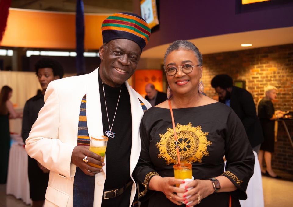 Dr. Alvin Turner and Dr. Kate Conway-Turner at the gala