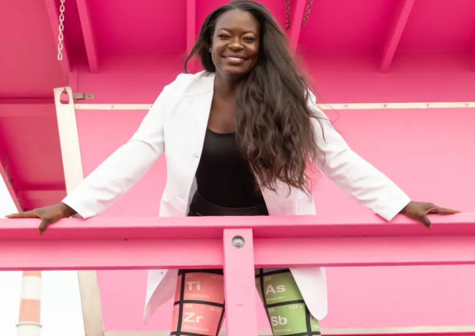 Raven Baxter, '14, '16, is known as Dr. Raven the Science Maven.