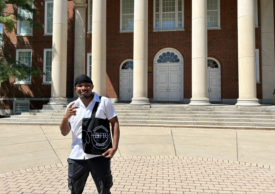 Chad Williams on Buffalo State campus 
