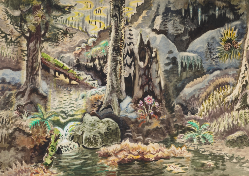Charles Burchfield's Retreat of Winter