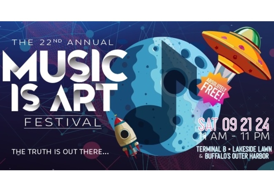 The Music Is Art Festival will be held at Buffalo's Outer Harbor.