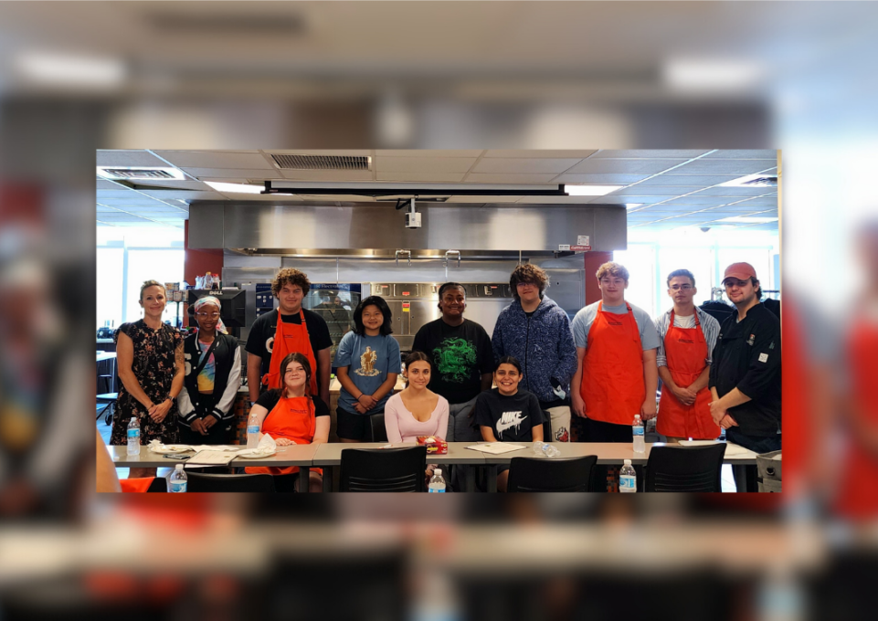 Kitchen Confidence Camp participants and instructors