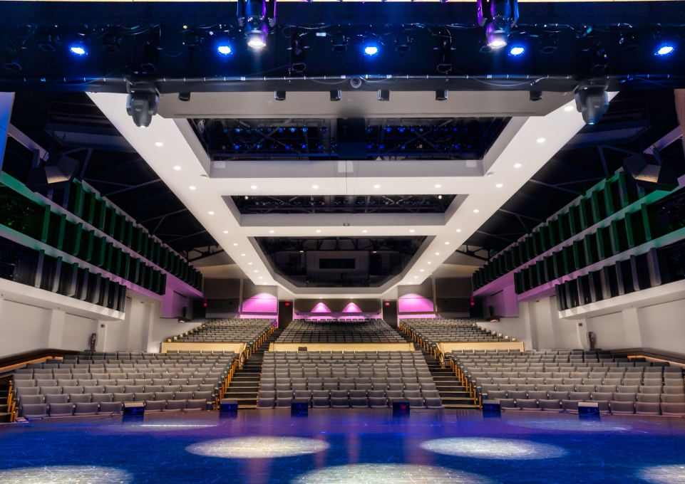 A view of PAC from the stage